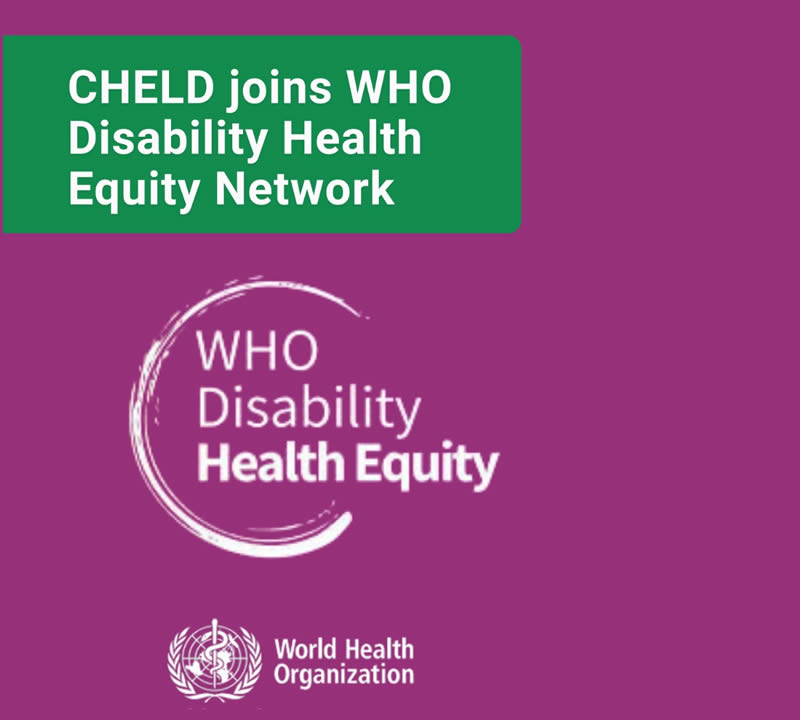 CHELD Joins WHO Disability Health Equity Network